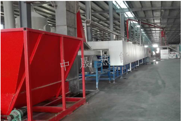  Microwave steel belt kiln