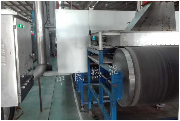  Microwave steel belt kiln