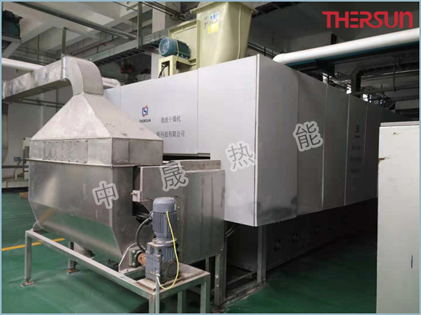  Microwave drying of molecular sieve