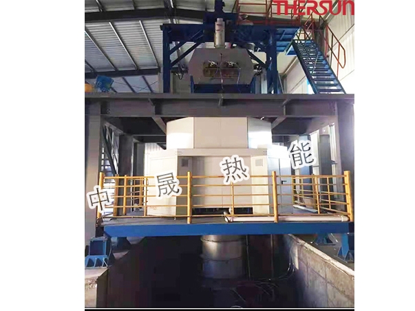  Microwave shaft kiln