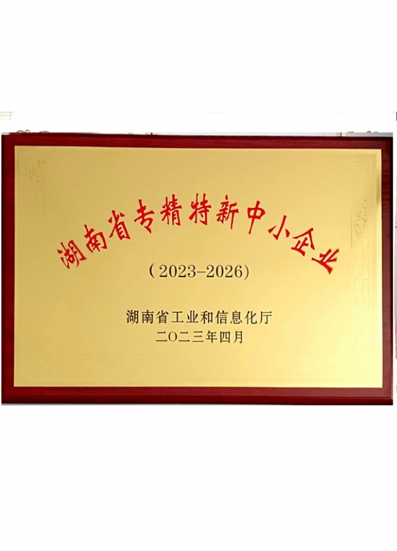  Hunan Specialized, Special and New SMEs